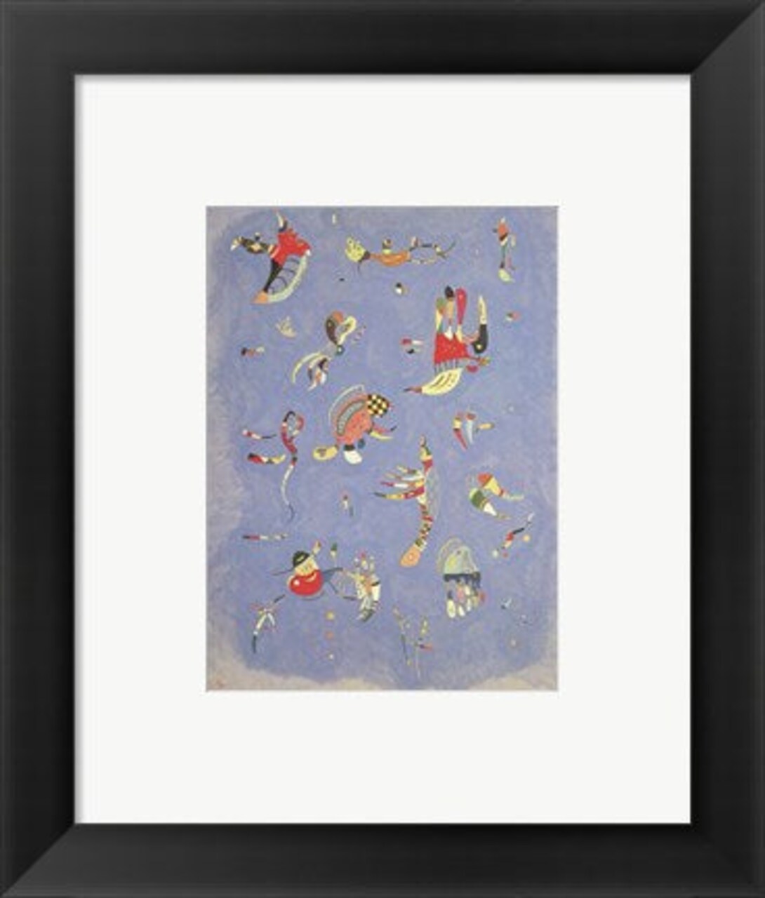 Framed Art Sky Blue, c.1940 by Wassily Kandinsky Wall Decor 18x24 Artwork